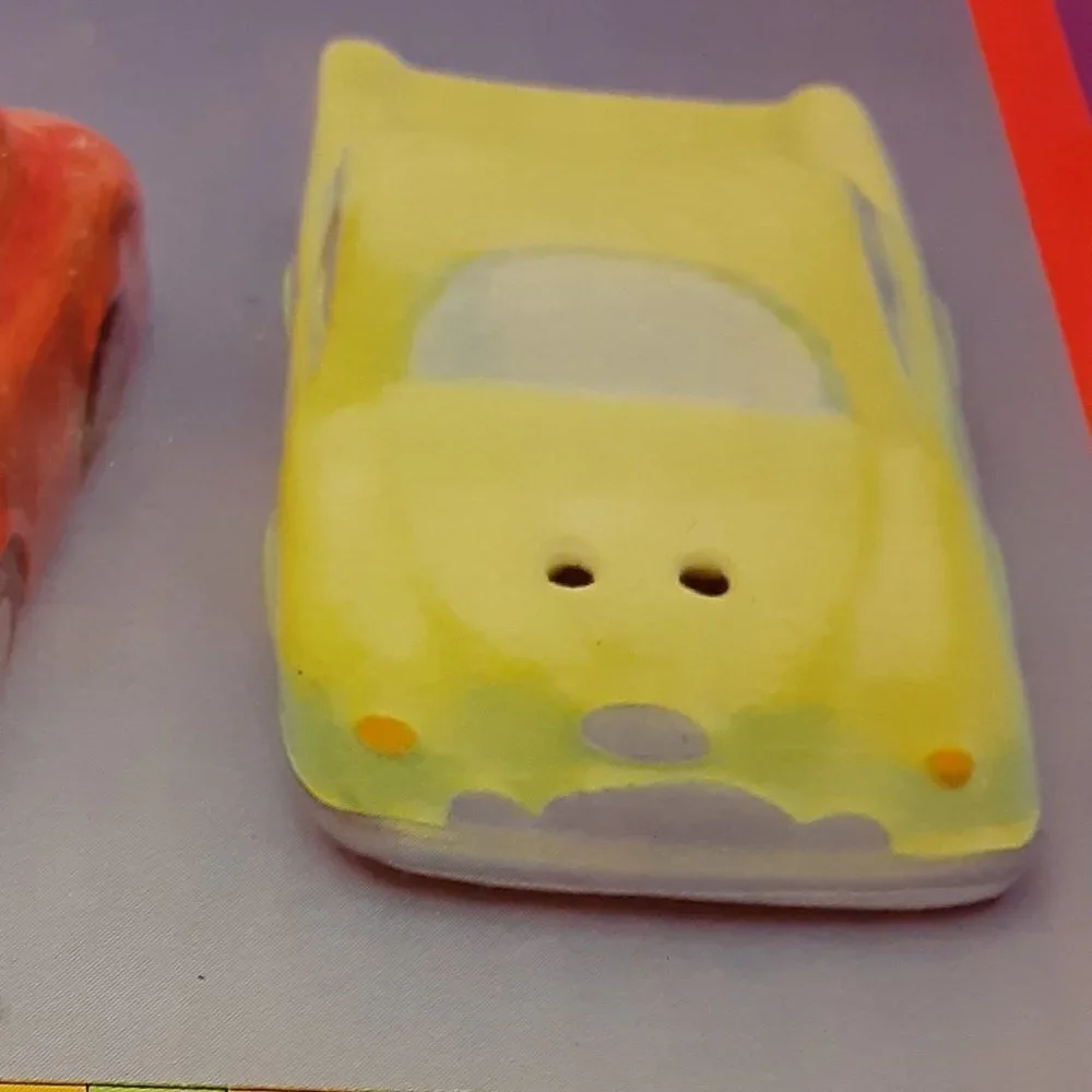 Ceramic Cars Salt and Pepper Set Collectible